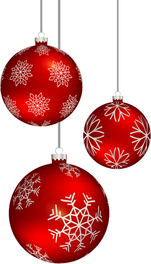 10 Things To Do This Holiday Season In Fresno & Clovis - Merry Christmas Red Ornaments Snow Throw Blanket (308x538), Png Download