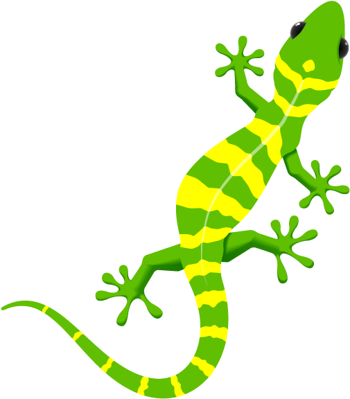Australian Drawing Gecko Svg Black And White - Gecko Painting (588x606), Png Download
