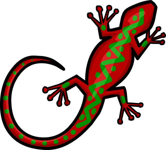 File - Wall Gecko - Png - Gecko (530x479), Png Download