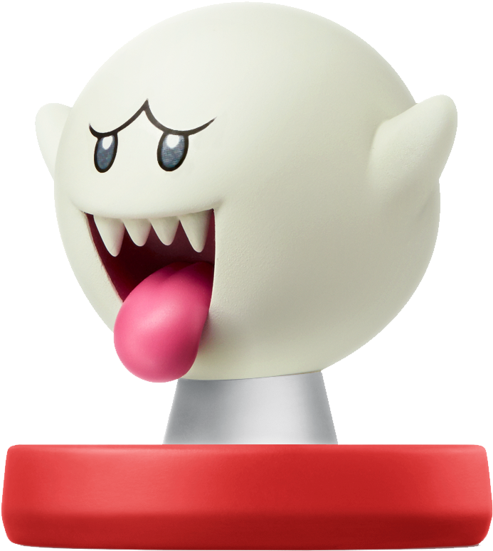 Amiibo Super Mario - Boo (1542x1557), Png Download