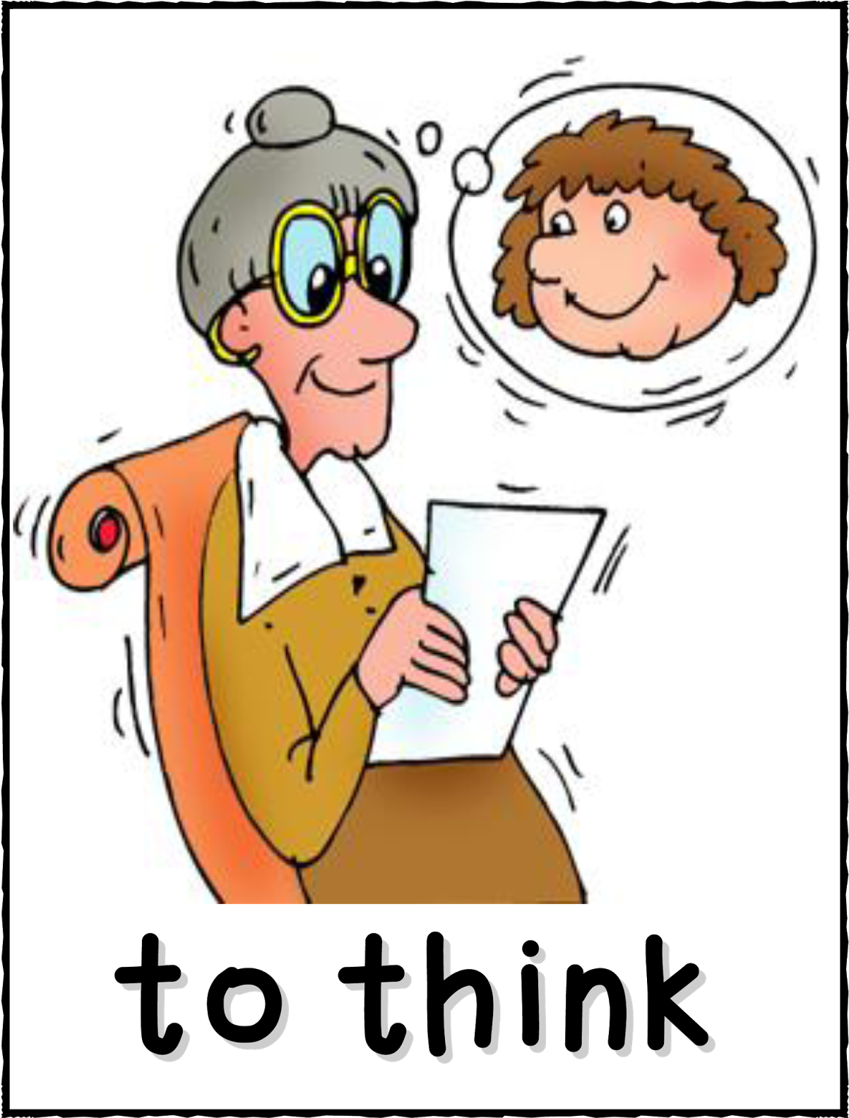 Spanish Verb Clipart - Clipart Verbs (1283x1600), Png Download