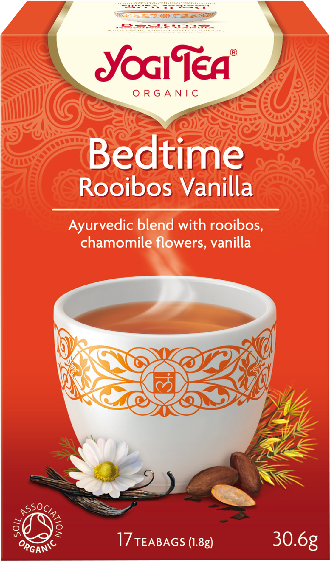 Yogi Tea® Graphic Black And White Library - Yogi Tea Rooibos Vanilla (1400x2100), Png Download