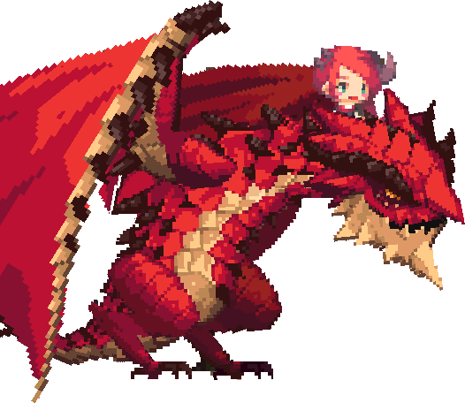 Draco And Bella - Crusader Quest Super Smash (526x456), Png Download
