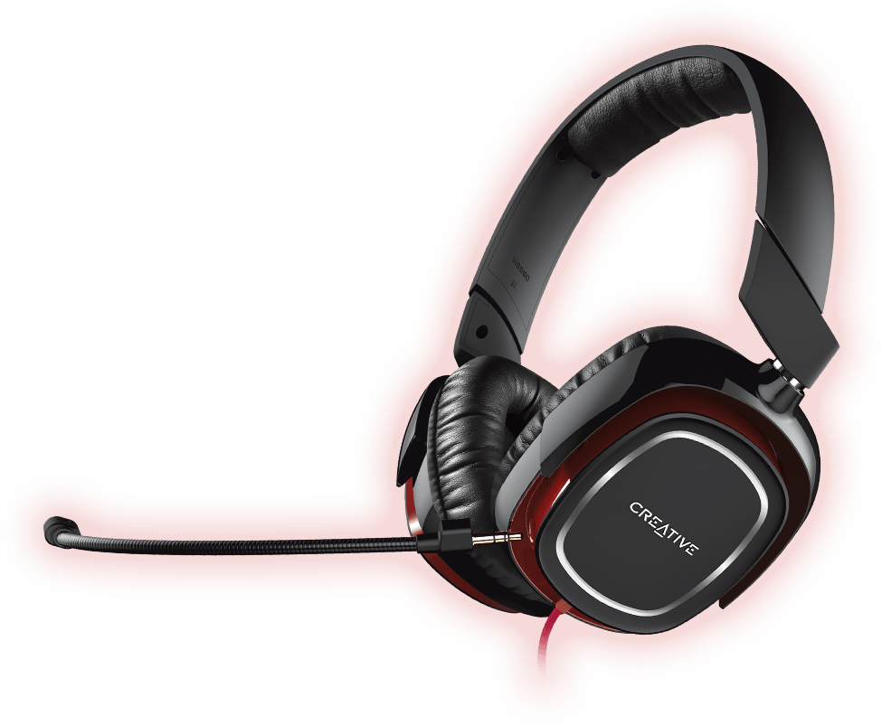 Creative Draco Hs880 - Creative Draco Hs880 Over-ear Headset (975x803), Png Download