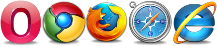 Popular Web Browsers Icon - All Web Browser (450x270), Png Download