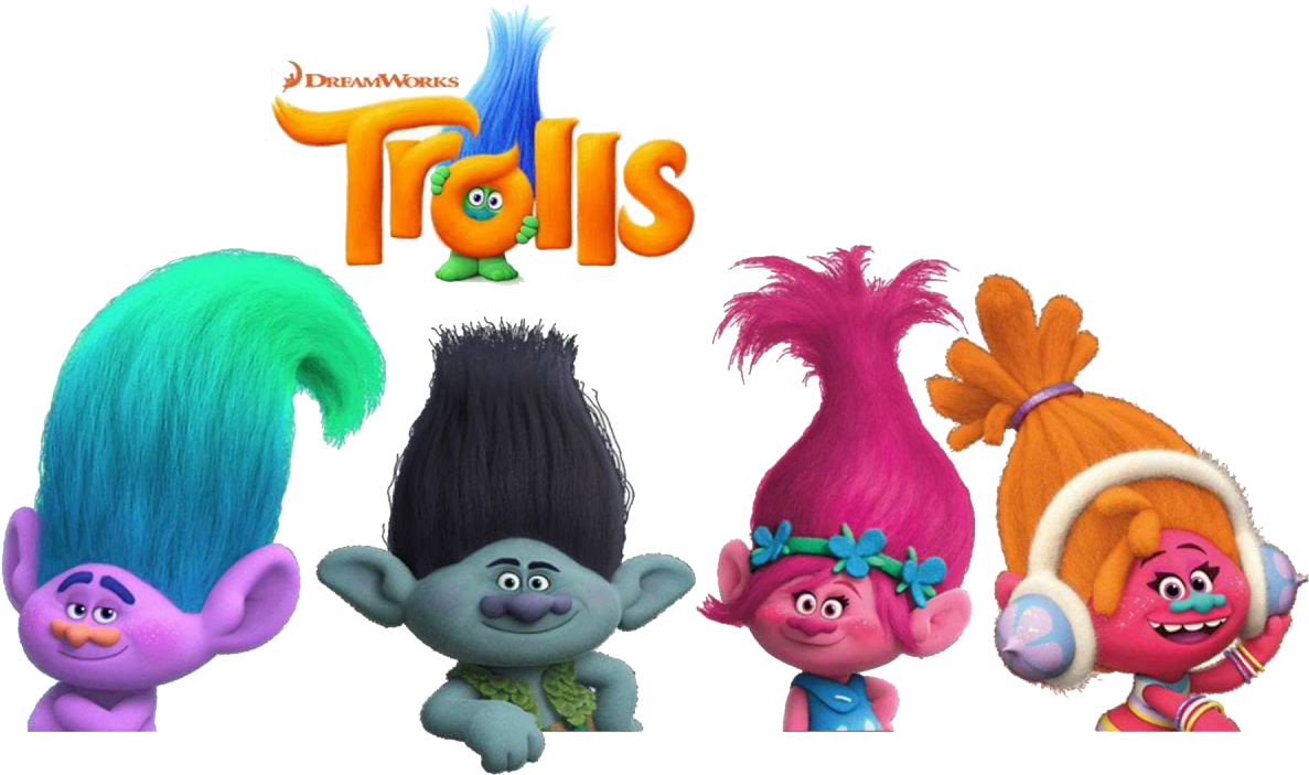 Trolls 2016 (1280x720), Png Download