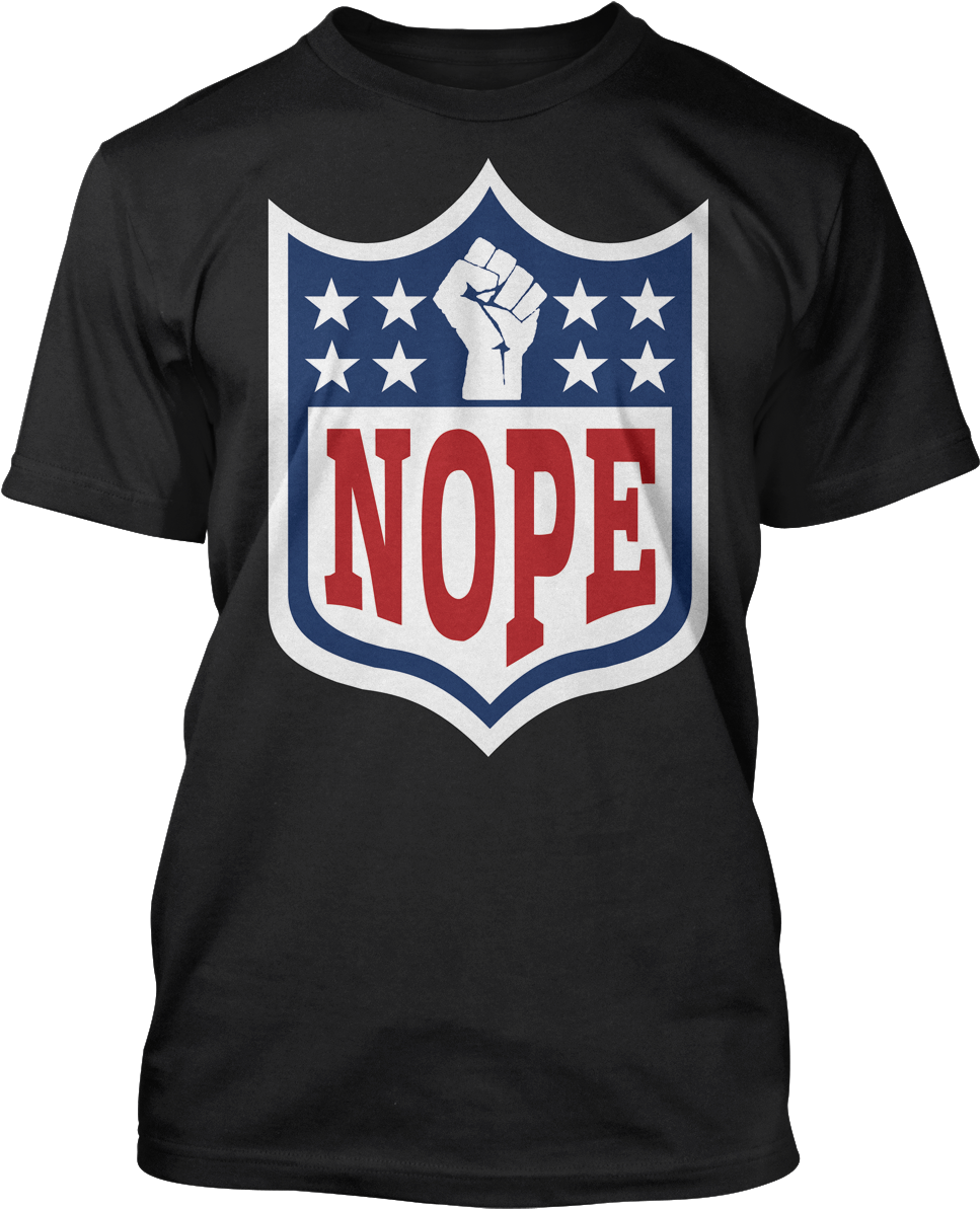 Nfl Nope Tee - Nfl Now (1200x1554), Png Download