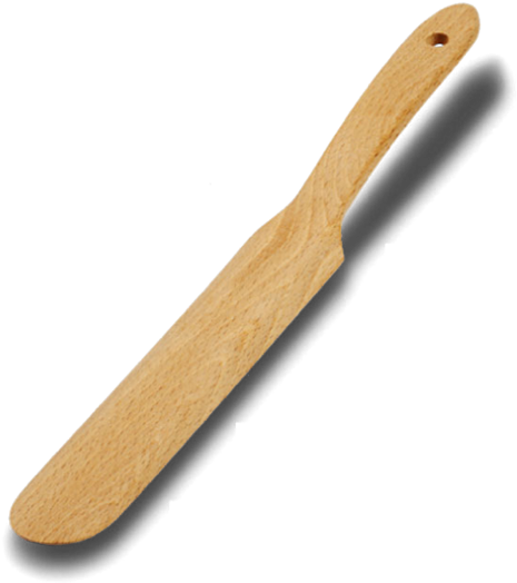 Crepe Spatula - 224c - Crepe Turner. Crepe Spatula Is Made Of Beechwood, 14 (686x550), Png Download