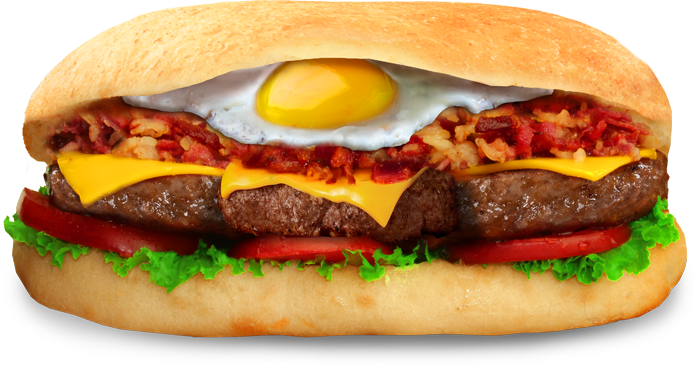 Image Of A Delicious Sandwich - French Fries (696x367), Png Download