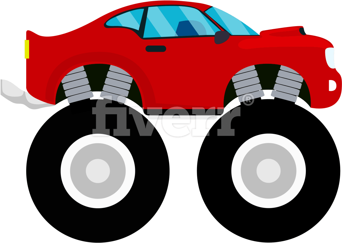 Monster Truck Emoji (1200x1200), Png Download