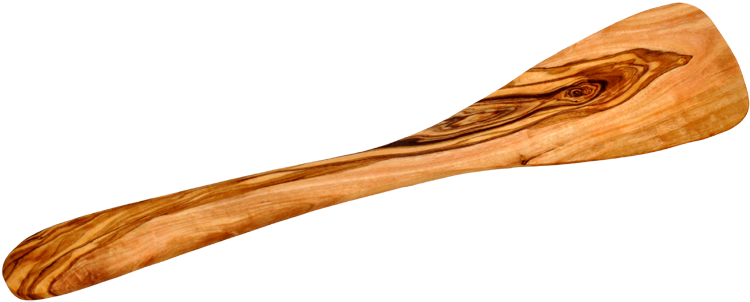 Flat Spatula - Olive (900x598), Png Download