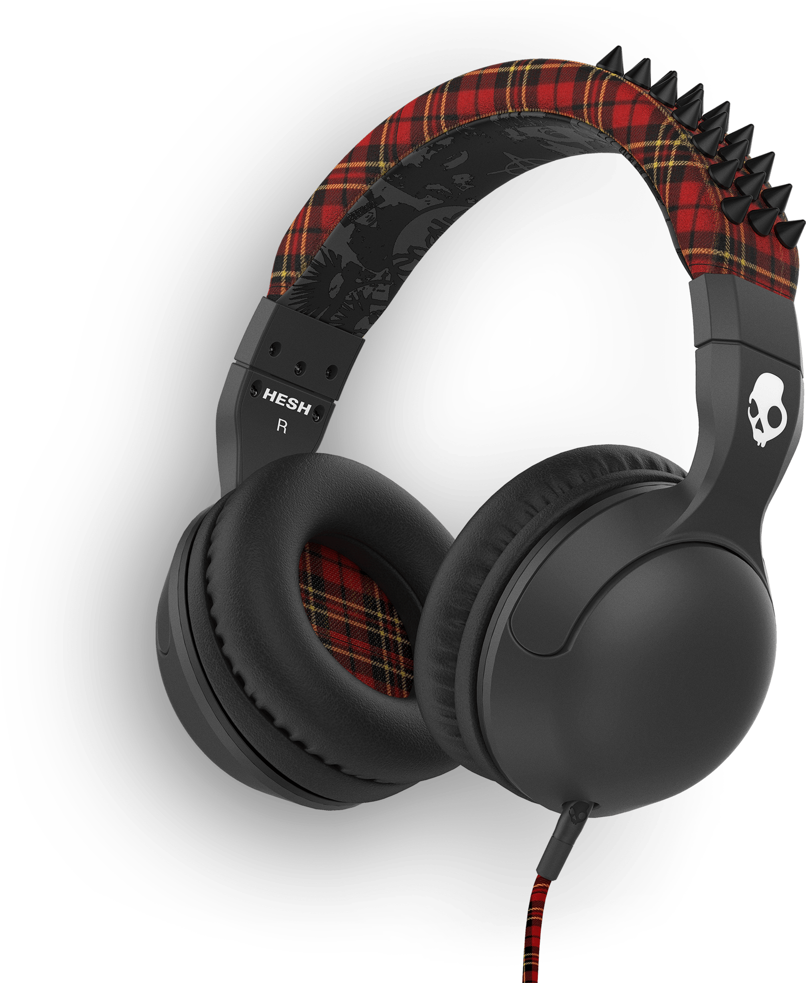Skullcandy Hesh 2 Over-ear Headphones - Skullcandy Hesh 2 Plaid (2000x2000), Png Download