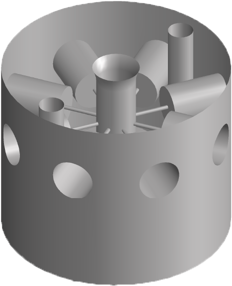 7 Port Rotary Valve (600x600), Png Download