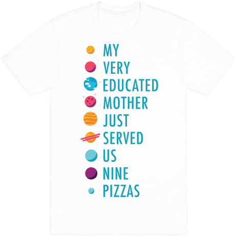 My Very Educated Mother Just Served Us Nine Pizzas (484x484), Png Download