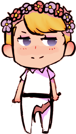 Local Cult Leader Wears Flower Crown By Cinnamon Roll - Flower (540x540), Png Download