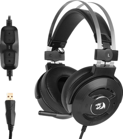 Redragon H991 Triton Wired Active Noise Canceling Gaming - Redragon Triton (401x450), Png Download
