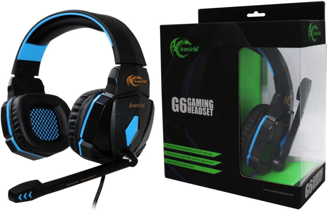 Kw G6 - Headset (1200x778), Png Download
