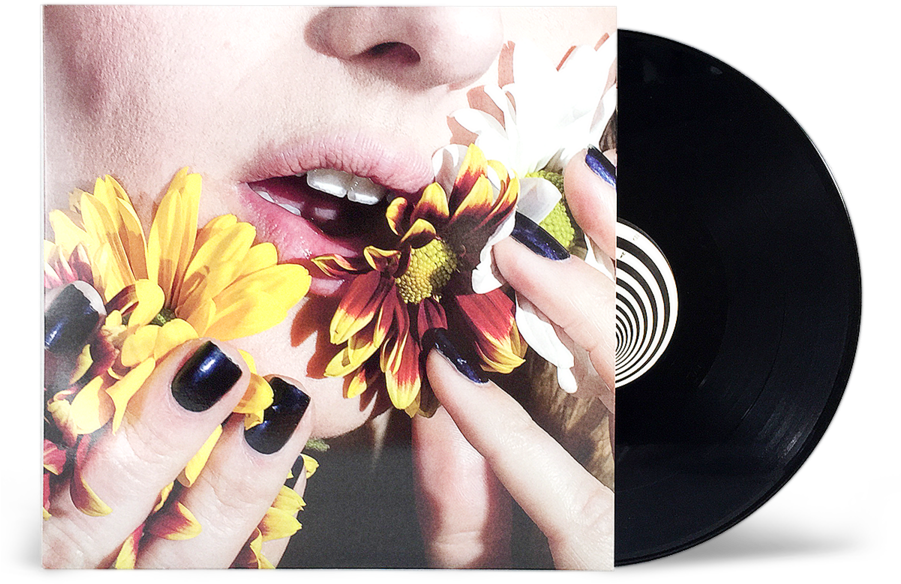 Give "electric Flower - Give Electric Flower Cult Vinyl Record (900x900), Png Download