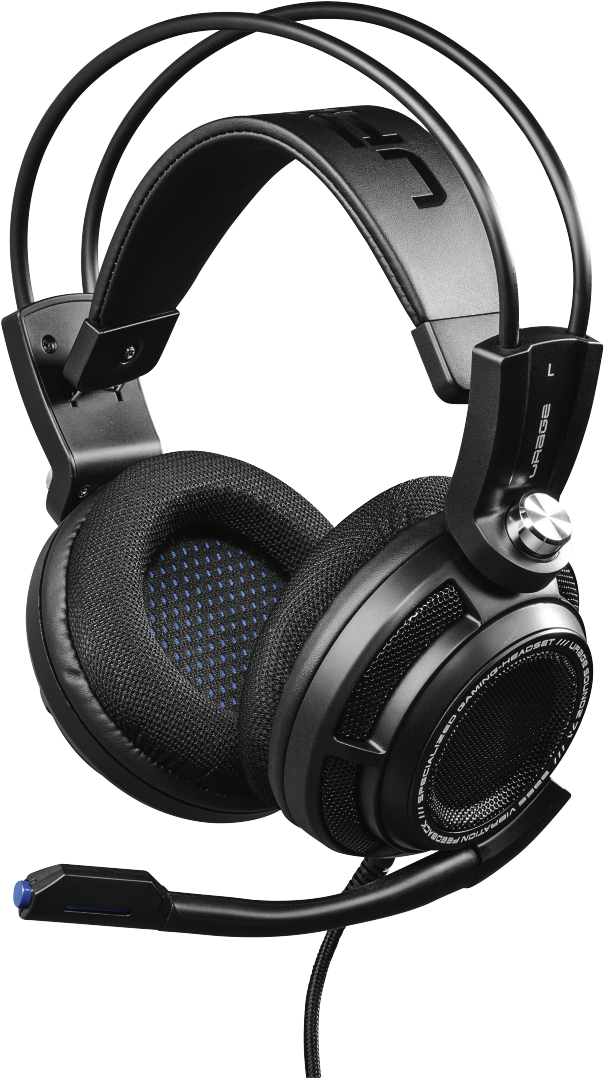 "urage Soundz - Urage Soundz 7.1 Gaming Headset, Black (1100x1100), Png Download