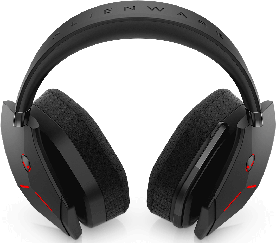 The Over Ear Design Features Lightweight Sport Mesh - Alienware Wireless Gaming Headset Aw988 (1073x939), Png Download
