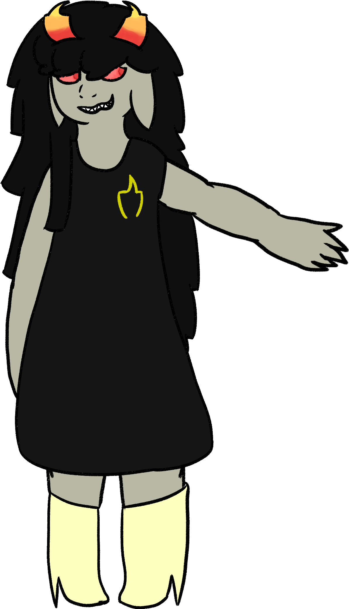 By Star ☆ Child)bronzeblood Sheep Troll Reads A Lot - Cartoon (1700x2200), Png Download