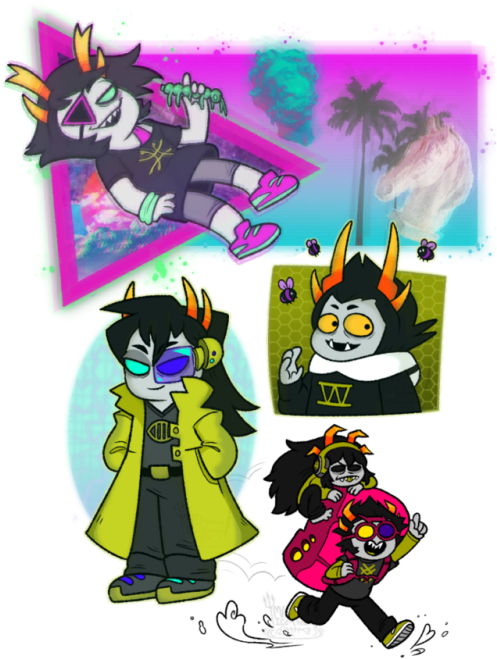 So Just For Good Old Fun I Drew A Few Yellow Trolls~ - Hiveswap (500x667), Png Download