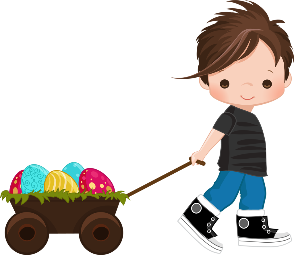 Easter Clipart Boy - Clip Art (1024x887), Png Download