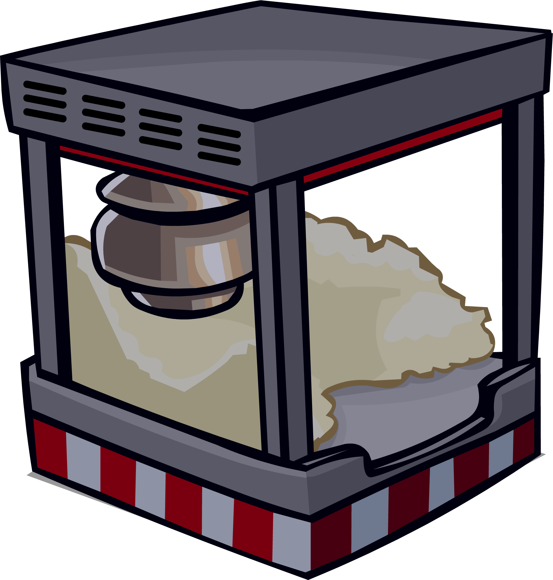 Download Popcorn Machine Sprite 001 Club Penguin Machine PNG Image