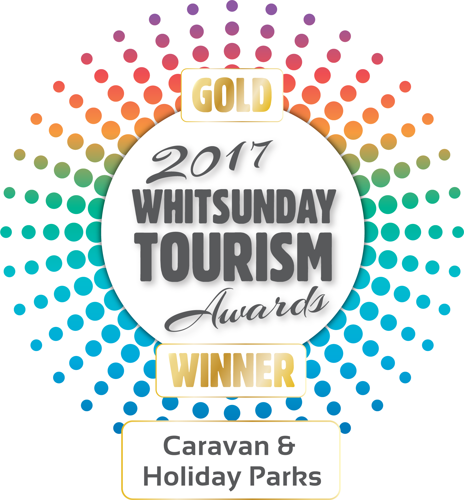 Winner Whitsunday Tourism Awards 2017 Caravan And Holiday - Happy St Patricks Modern (1773x1909), Png Download