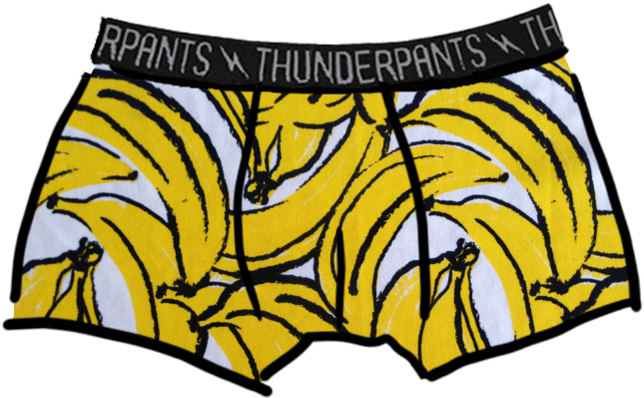 Men's Boxer Brief Bananas - Boxer Banana (384x480), Png Download