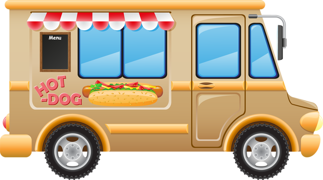 Grab This Free Summer Clipart And Celebrate - Ice Cream Truck Png (640x357), Png Download