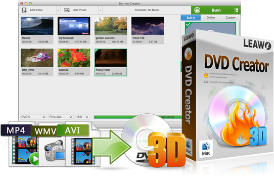 Dvd Creator For Mac - Leawo Blu-ray Creator, Download Version (579x395), Png Download