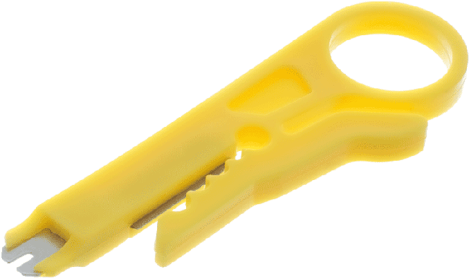 Idc Tool With Wire Stripper - Network Wire Stripper (700x700), Png Download