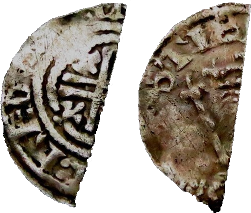 Hedon Silver Penny - Halfpenny (516x431), Png Download