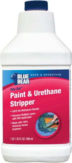 Soy-gel Paint And Urethane Remover, Quart (269x600), Png Download