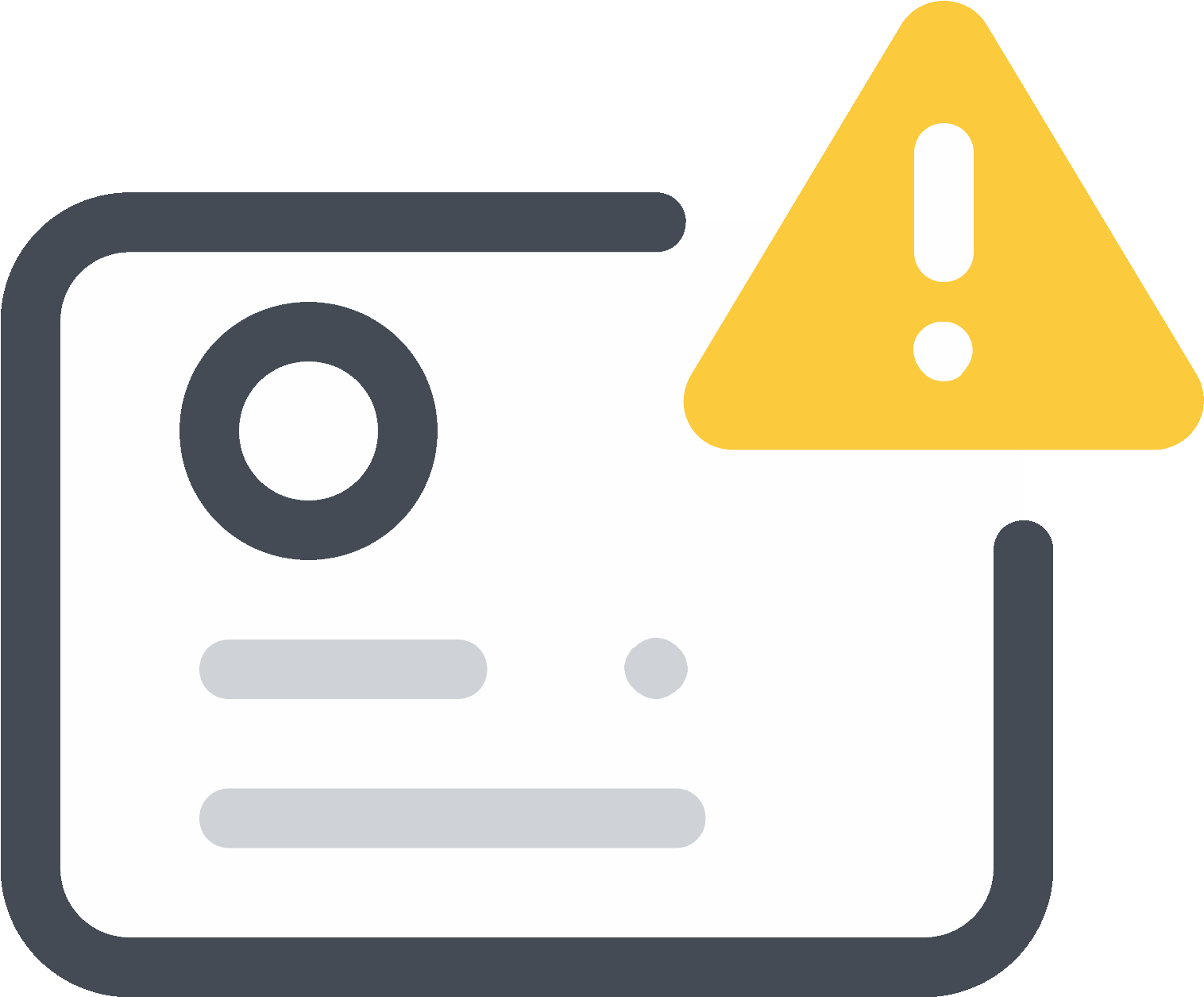 Freeuse Identification Documents Error Icon Free Download - Error Icon Png (1600x1600), Png Download