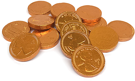 Fort Knox Small Copper Milk Chocolate Pennies - Fort Knox (500x500), Png Download