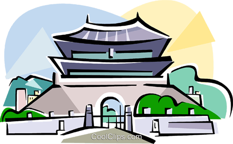 Korea The South Gate Of Seoul - South Korea Landmark Png (480x297), Png Download