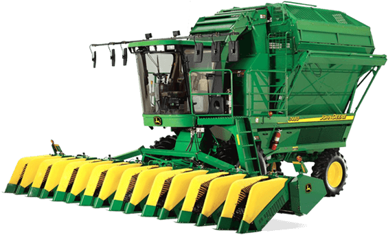 New 7460 Cotton Stripper - 7460 John Deere (616x443), Png Download