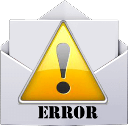 Mail Error (500x500), Png Download