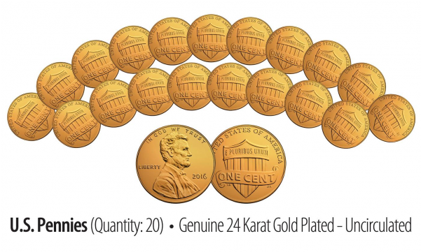 Lot Of - Penny (600x600), Png Download