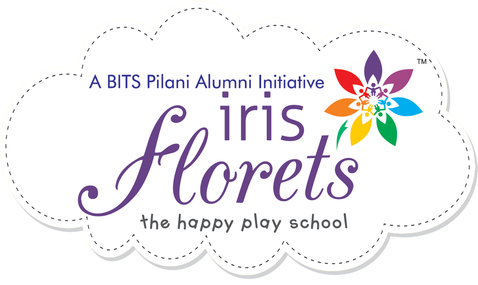Iris Logo Png - Iris Florets Play School (1800x1028), Png Download
