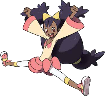 Iris - Iris Pokemon Black (376x347), Png Download