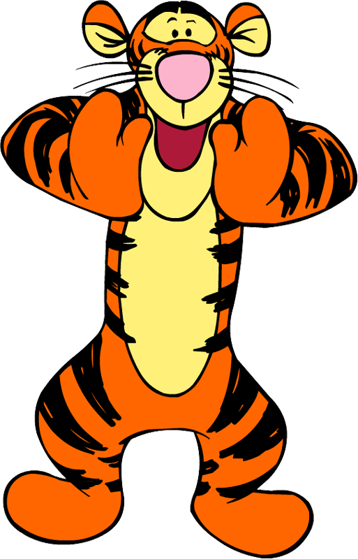 Tigger Png High-quality Image - Tiger From Pooh Bear (513x800), Png Download