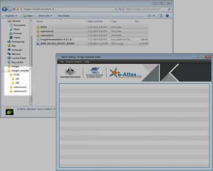 Loading A Complex Folder Structure In The Image Metadata - Comparison Of Metadata Editors (430x345), Png Download