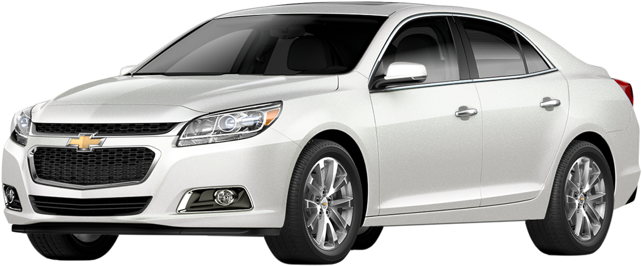 2016 Chevrolet Malibu Side-view - 2018 Chevy Impala White (2400x1350), Png Download