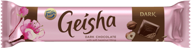Geisha Dark Chocolate With Soft Hazerlnut Filling 37 - Fazer Geisha (soft Hazelnut Filling) 100g (640x640), Png Download