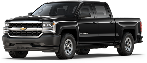 2017 Chevy Silverado - Chevy Colorado Black 2010 (511x276), Png Download
