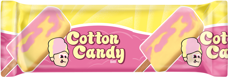 Cotton Candy Bar - Cotton Candy Bar Ice Cream Truck (800x800), Png Download