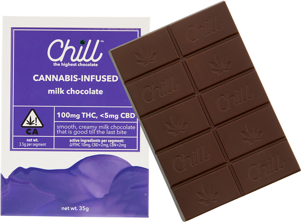 Chill 100mg Chocolate Bars - Chill The Highest Chocolate (1000x1073), Png Download